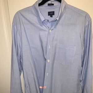 J Crew Light Blue Long Sleeve Button Down